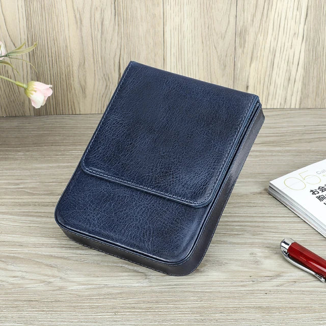 ExquisiteHandmade Fountain Pen Case Leather For Men Women Holder Pen Pouch Retro Pen Box Organizer Boys Girls School