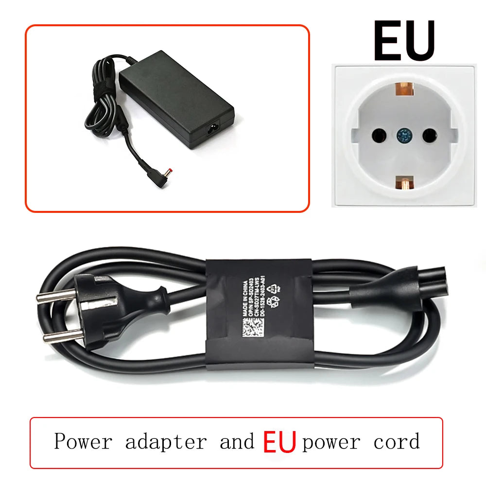 19.5V 9.23A 180W AC Power Adapter Charger For Acer Predator Helios 300 G3-571-73H3 G3-572-763V Gaming Laptop PC ADP-180MB K