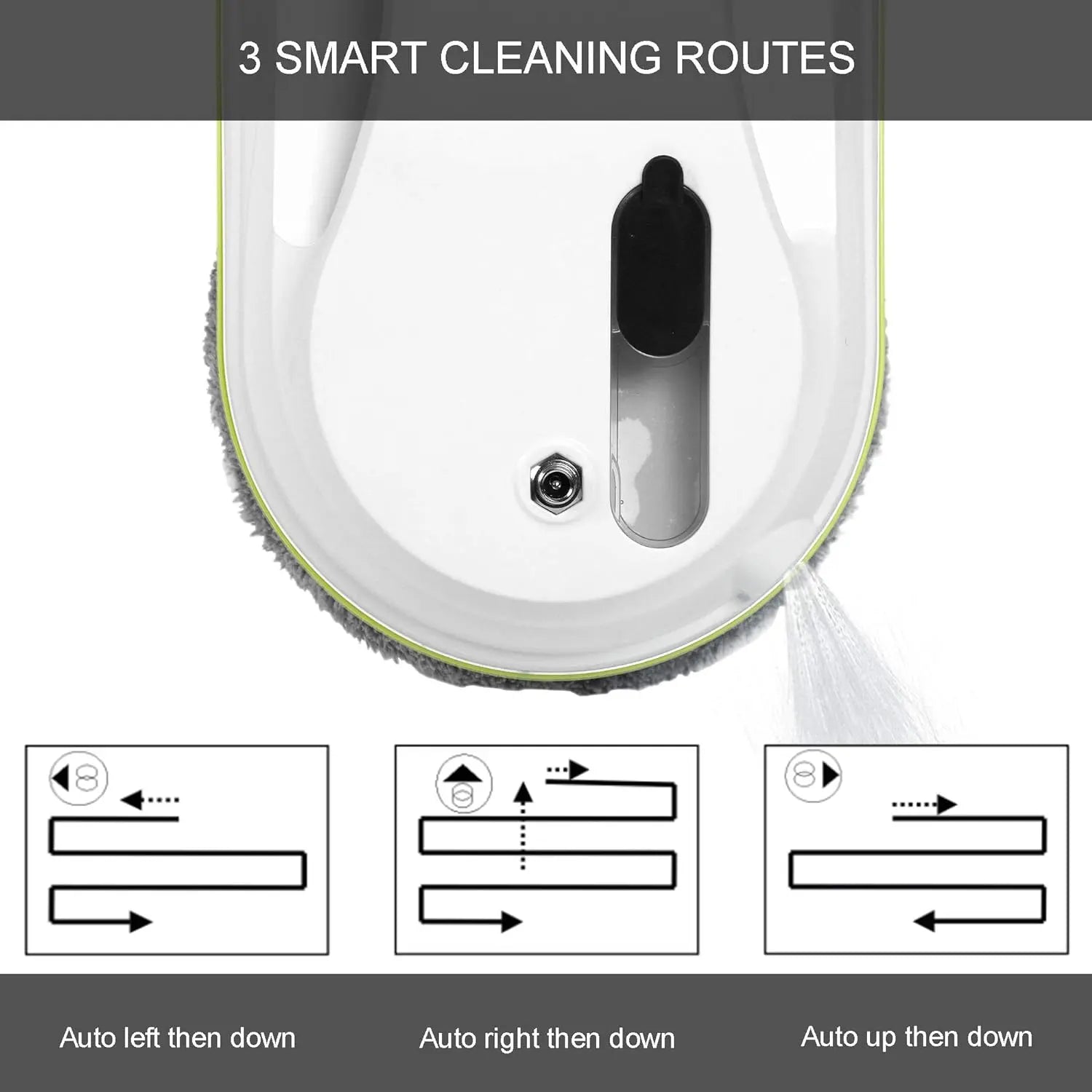 Household Window Automatic Water Spray Cleaning Robot,Remote Control Electric Window Wiper,Household Glass Wiper Vacuum Cleaner