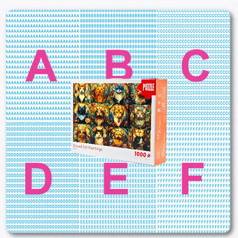 Christmas gifts for adults 1000-Piece Jigsaw Puzzle for Adults - 12 Zodiac Cats Design,Large 70x50 cm (27.5x19.7 Inches)