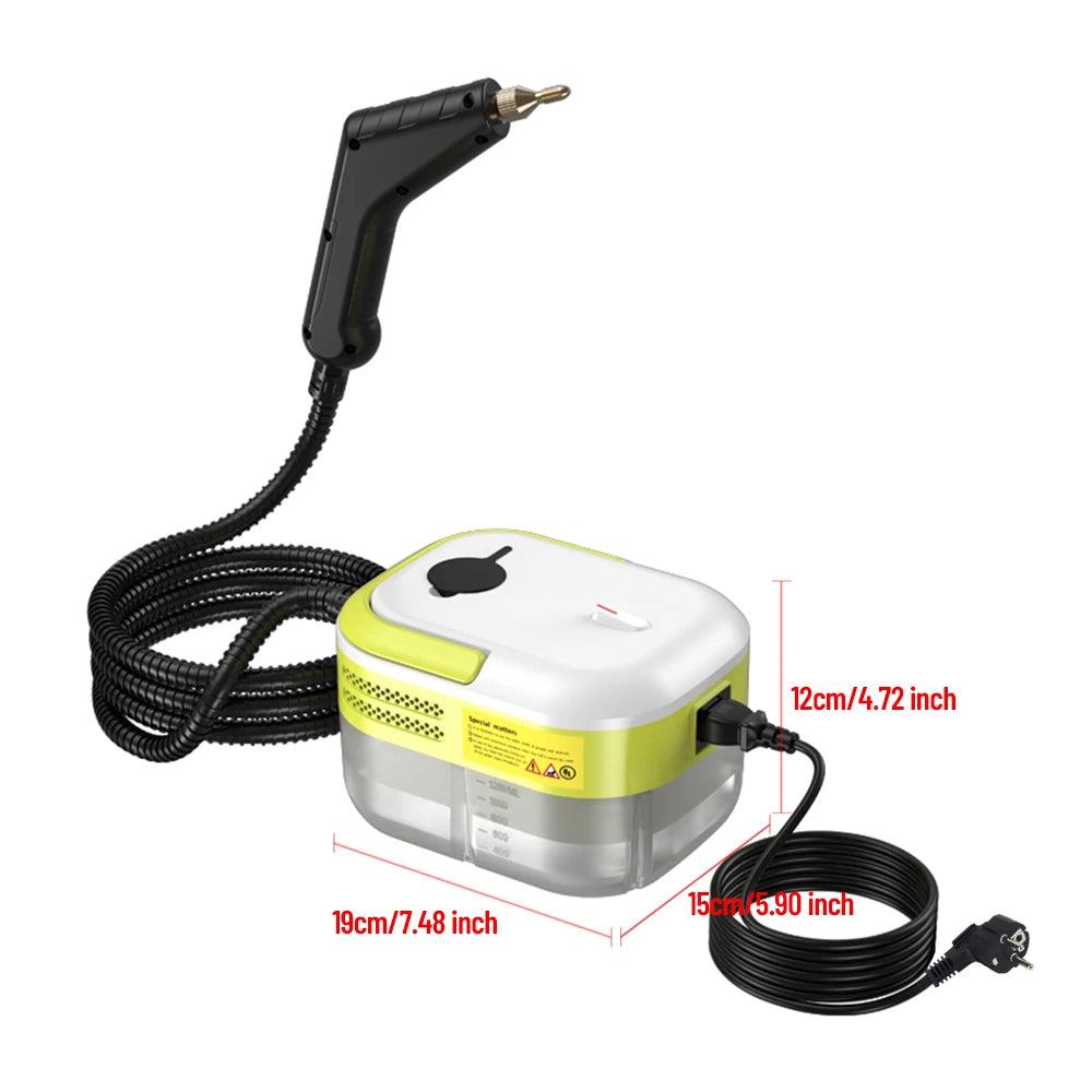 Podofo 2200W Handheld Steam Cleaner With 1.2L Water Tank High Temp Steam Cleaner Dirt, Grime Cleaning Machine For Kitchens, Windows, Bathrooms, Cars