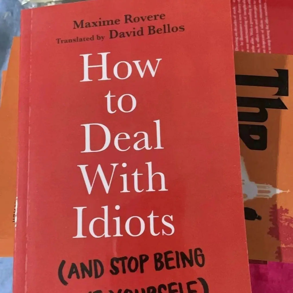 how To Deal With Idiots A Novel Paperback English book