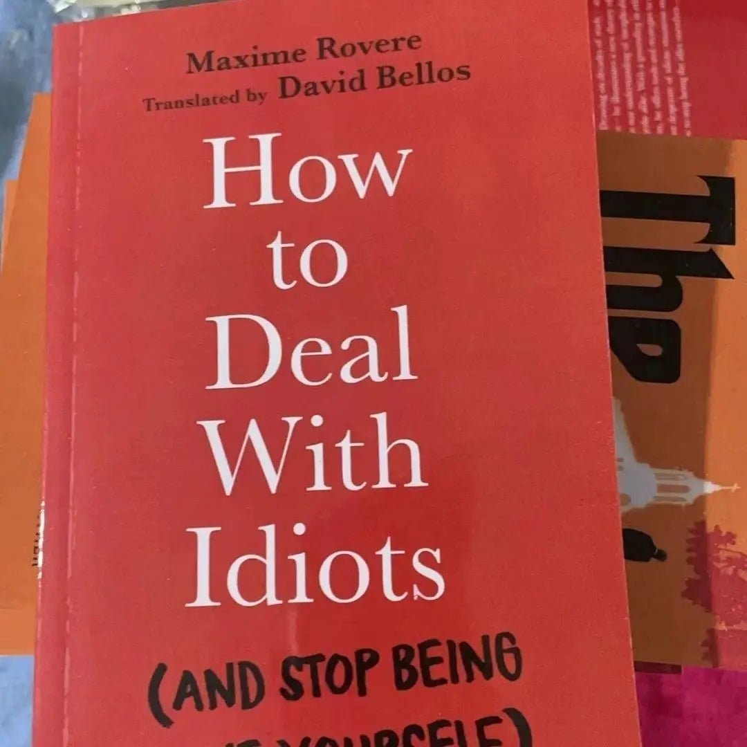 how To Deal With Idiots A Novel Paperback English book