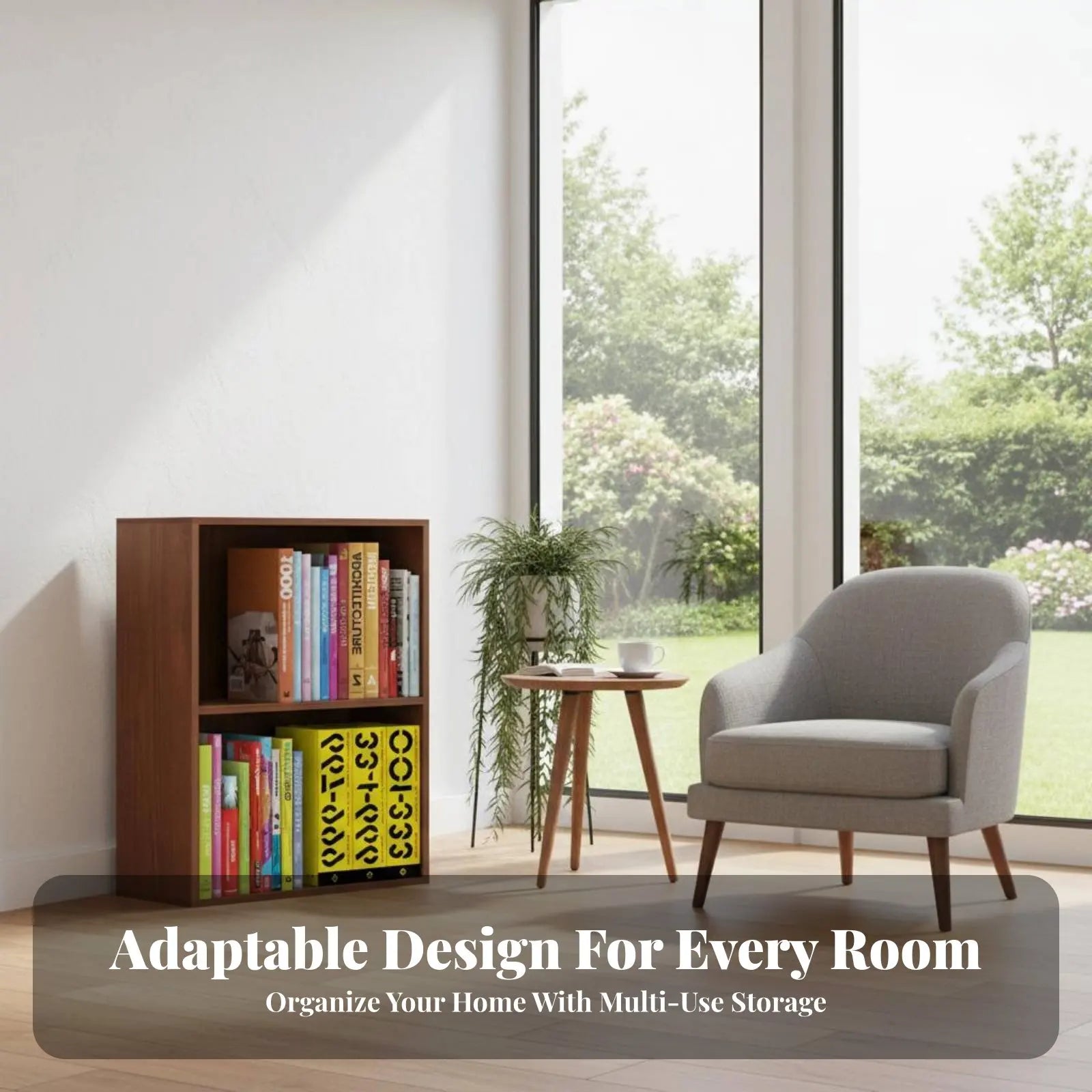 Windowsill Cabinet Space-Saving 6-Tier Narrow shelving unit adaptable Multi-Purpose for Students, Office Workers