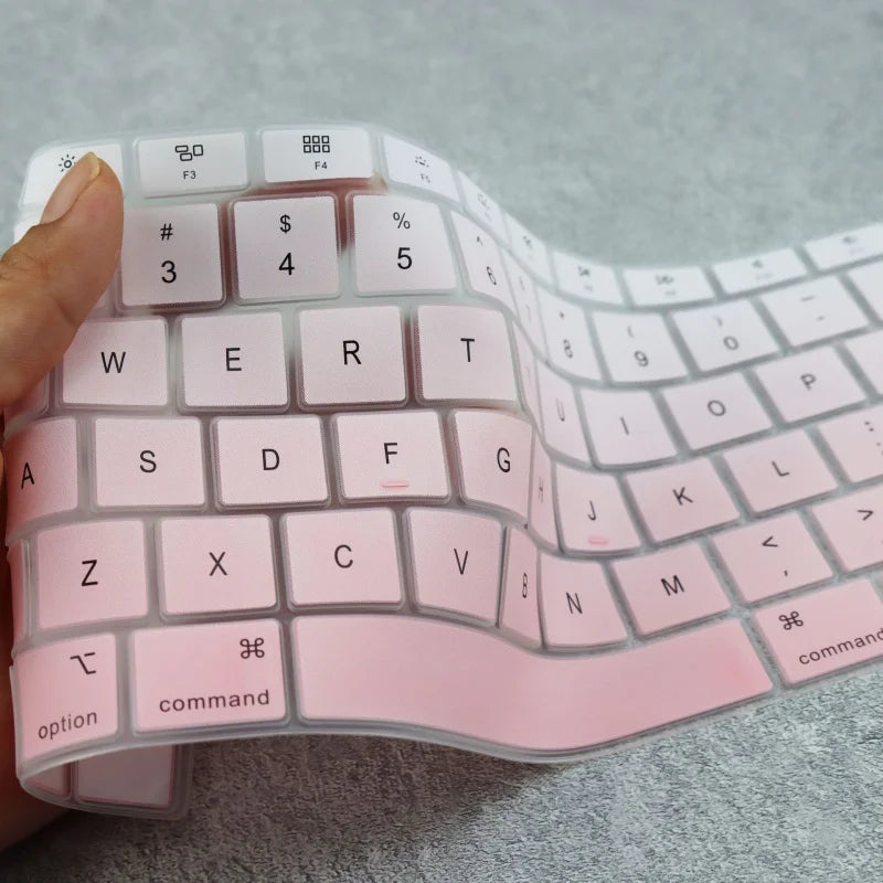 Silicone Laptop keyboard Cover Skin For MacBook Air 13 inch 2022 2021 2020 release a2337 M1 a2179 Retina display with Touch ID