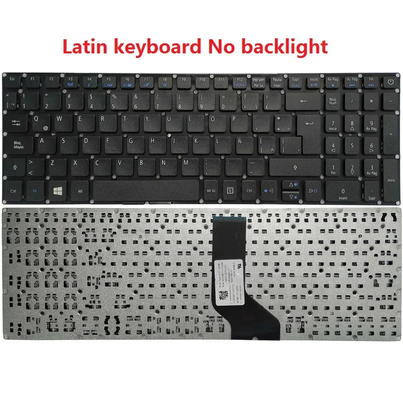 Russian/US/UK/Spanish laptop keyboard FOR Acer Aspire 7 A715-71 A715-71G A715-72 A715-72G A717-71 A717-71G A717-72 A717-72G