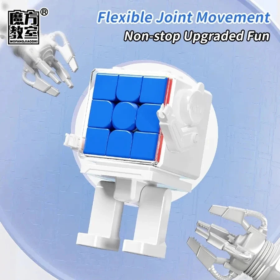 Moyu Cube Classroom Cube Robot 2x2 3x3 4x4 5x5 Magic Cube Magnetic  Beginner DIY Cubes  Professional Puzzle Toys Children Gift