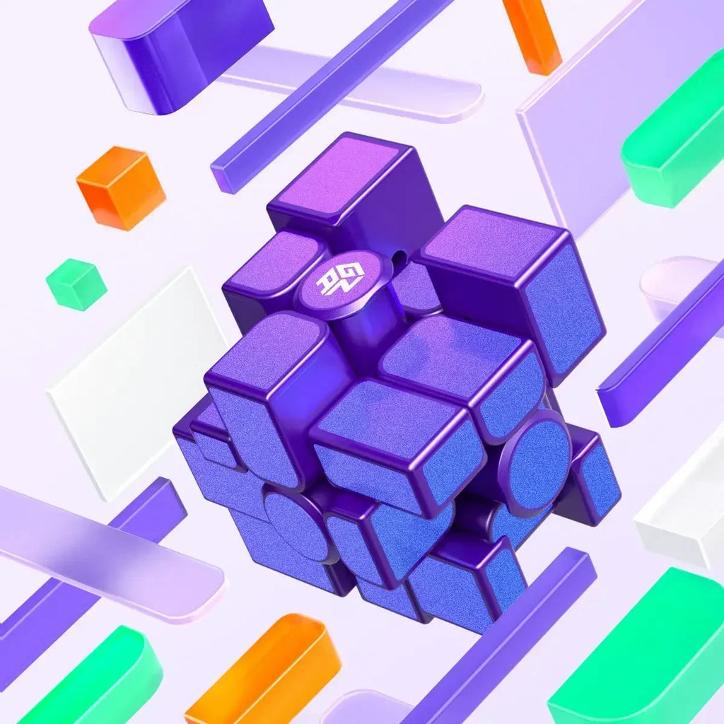 [Picube] GAN 3x3 Mirror Cube 3X3x3 Magnetic CubeProfessional,Puzzle Toys, Antistress,Cast Coated,Children's Gifts Gan Mirror M