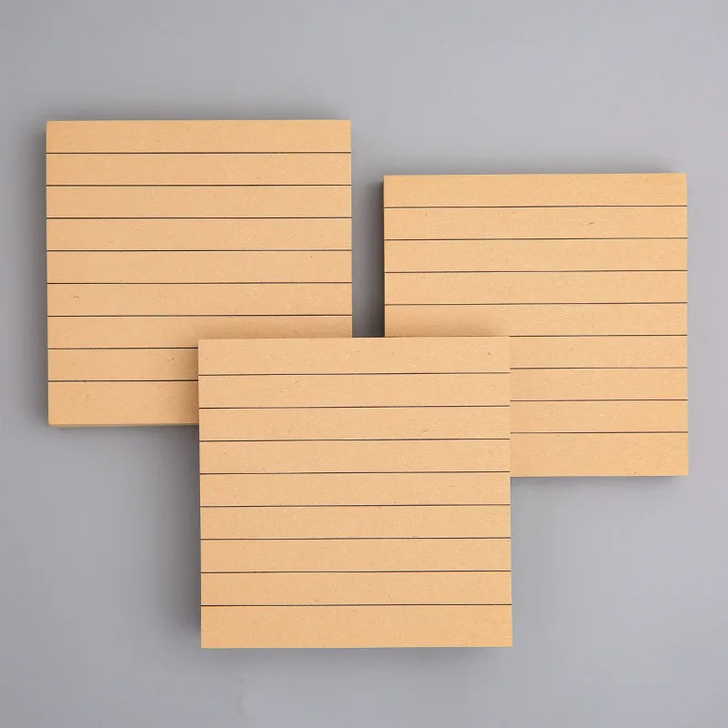 Various Specifications Optional Kraft Paper Post-it Grid Message Book Note Book 80 Pages