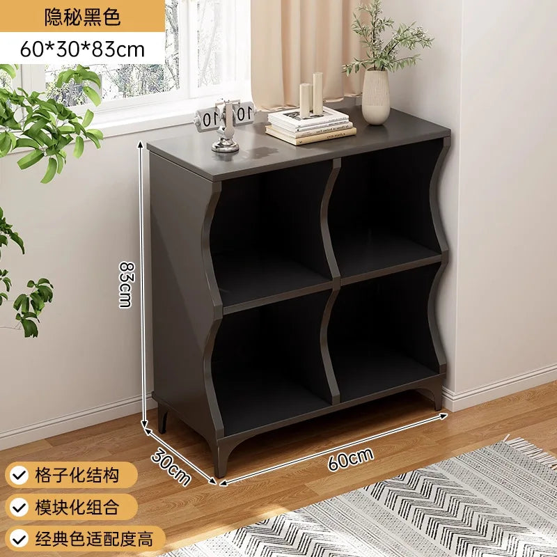 BookShelf Decor Living Room Cabinets Dressers Display House Desk Boocase Entryways Wood Storage Luxury Cabinet Trendy Furniture