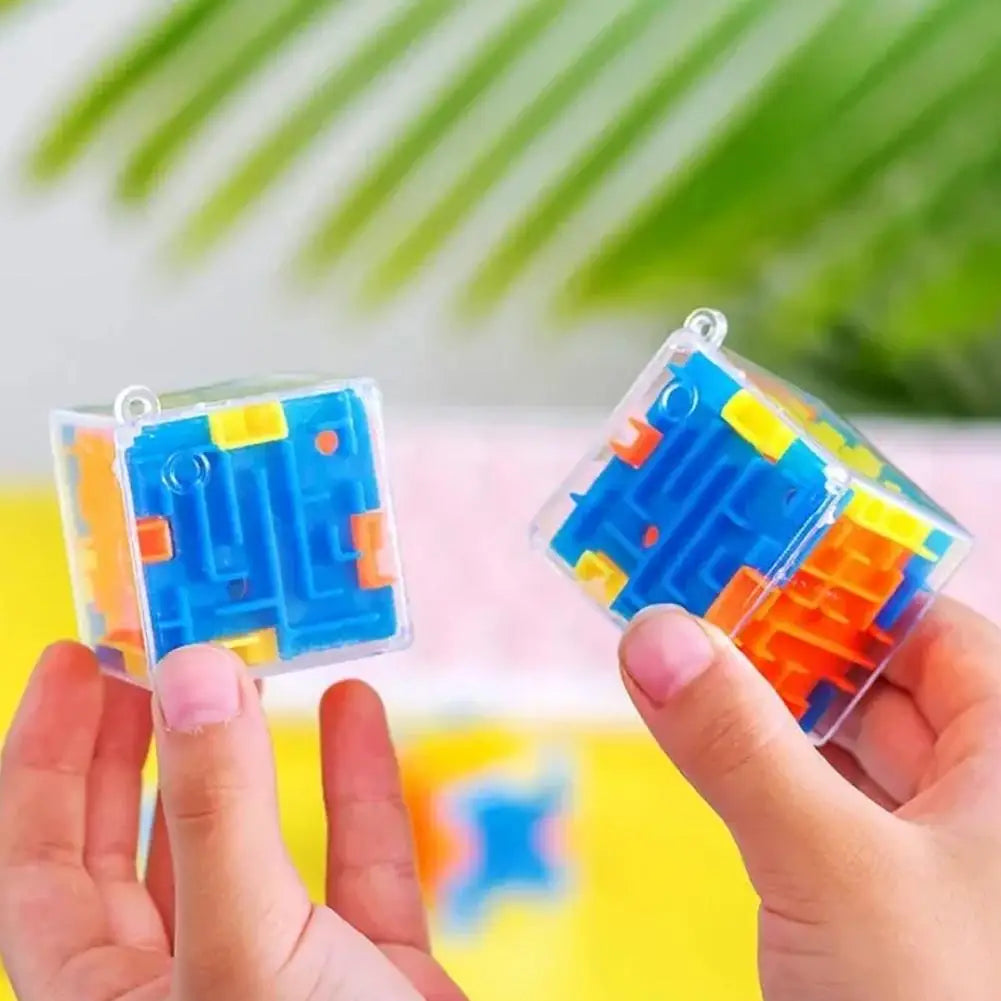 3D Maze Magic Cube Toys Children Gift Six-sided Brain Developing Educational Toy Labyrinth Ball Toys Magical Maze Ball Giveaway
