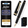 original PILOT Justus 95 Fountain Pen Adjustable Soft Hard Nib 14K Gold Calligraphy Practice Calligraphy Gift High-end Commerce
