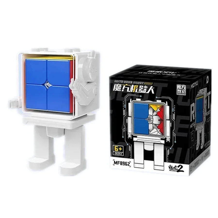 Moyu Cube Classroom Cube Robot 2x2 3x3 4x4 5x5 Magic Cube Magnetic  Beginner DIY Cubes  Professional Puzzle Toys Children Gift