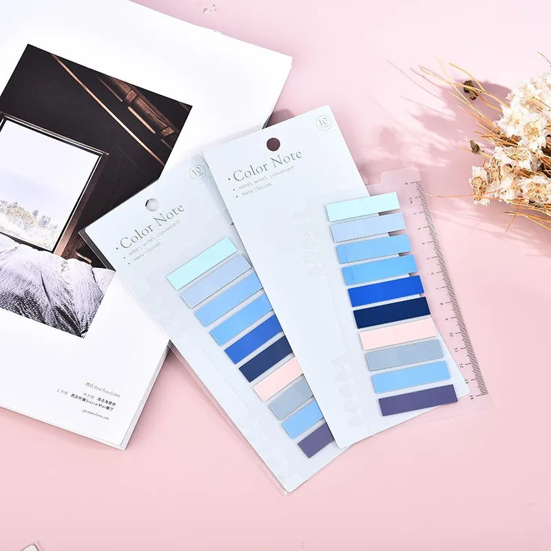 Color Self Adhesive Memo Pad Sticky Notes Bookmark Point It Marker Memo Sticker Paper Office School Supplies