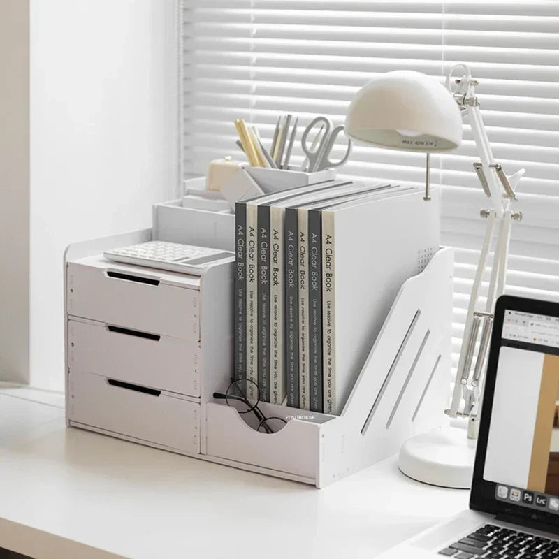 Office Filing Cabinet Storage Box Information Rack Office Furniture Large-capacity Desktop Storage File Rack Multi-layer Cabinet