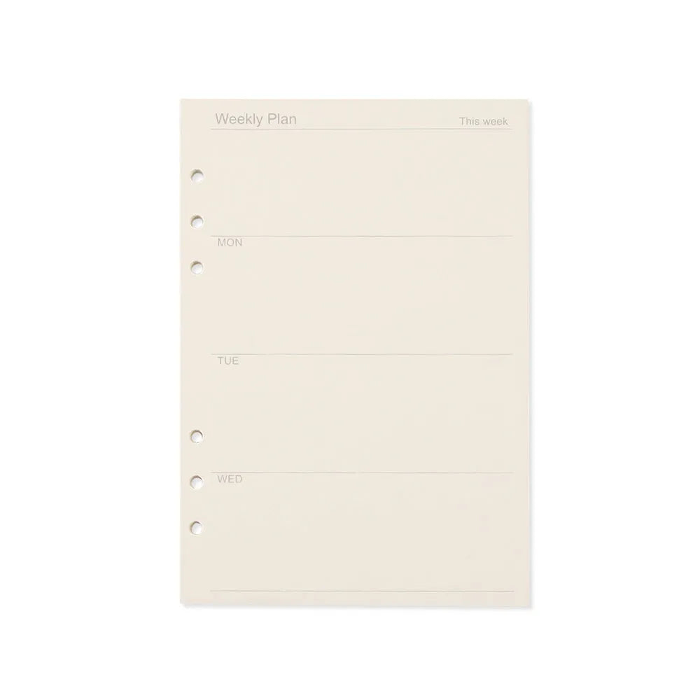 A5 A6 New Office Supplies Stationery Travel Diary Portable Diary Felt Notebook Felt Shell Ring Binder