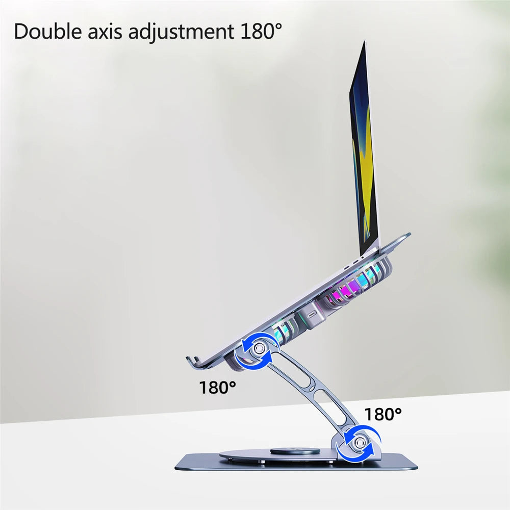 Laptop Stand for MacBook Air 15 M3 A3114 2024 Aluminum alloy lifting Bracket for iPad Pro 13 Radiator for 13-16 inch Laptop