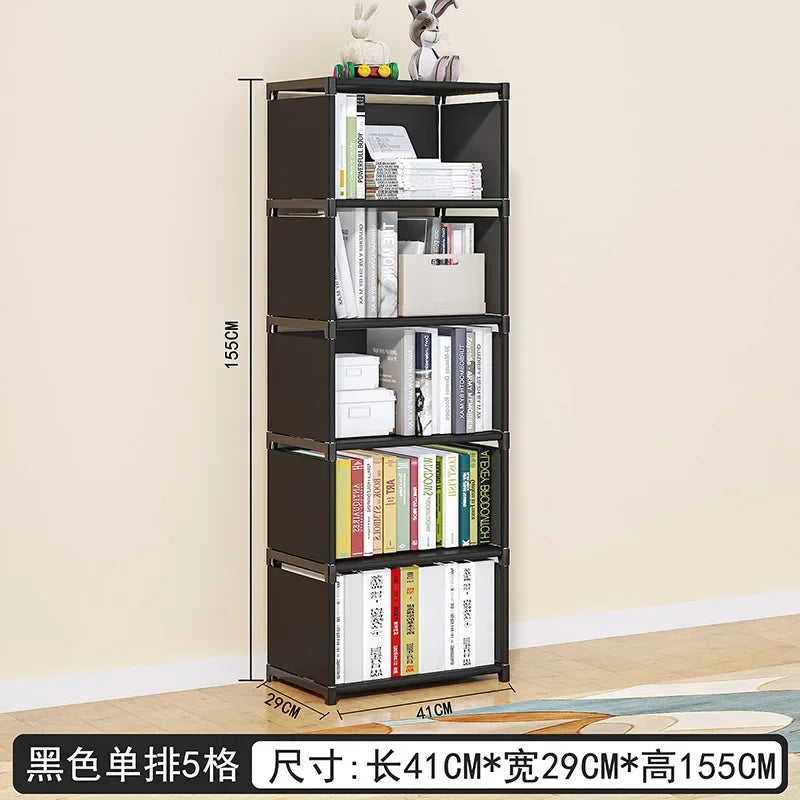 Kid Bookshelf Organizer Mobile Document Rack Picture Book Desk Side Storage Children Librero Infantil Bookcases Furniture