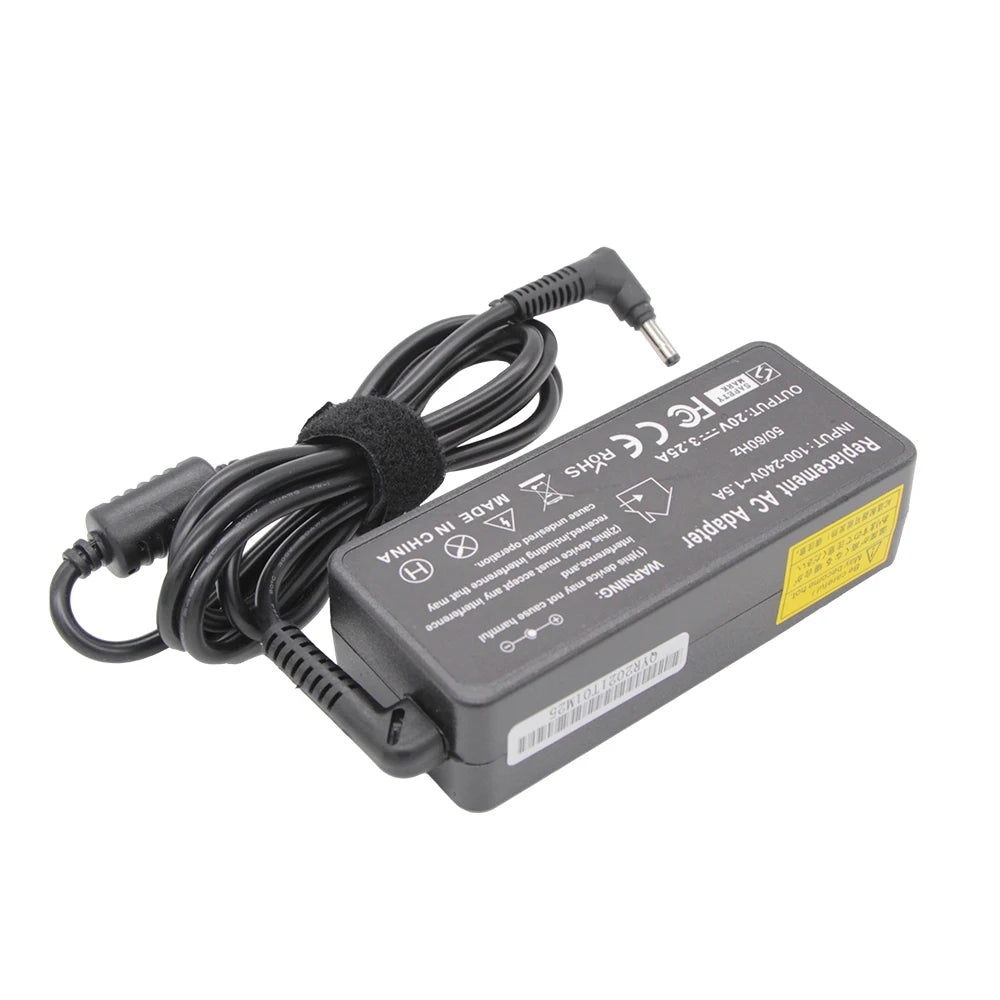 20V 3.25A 65W 4.0*1.7mm AC Laptop Charger For Lenovo IdeaPad 330s 320 100-15 B50-10 YOGA 710 510-14ISK Redmibook 14 13 Adapter