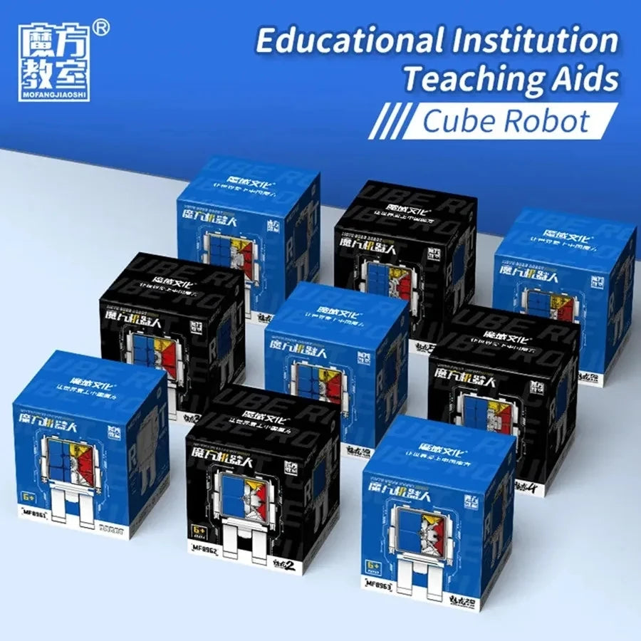 Moyu Cube Classroom Cube Robot 2x2 3x3 4x4 5x5 Magic Cube Magnetic  Beginner DIY Cubes  Professional Puzzle Toys Children Gift