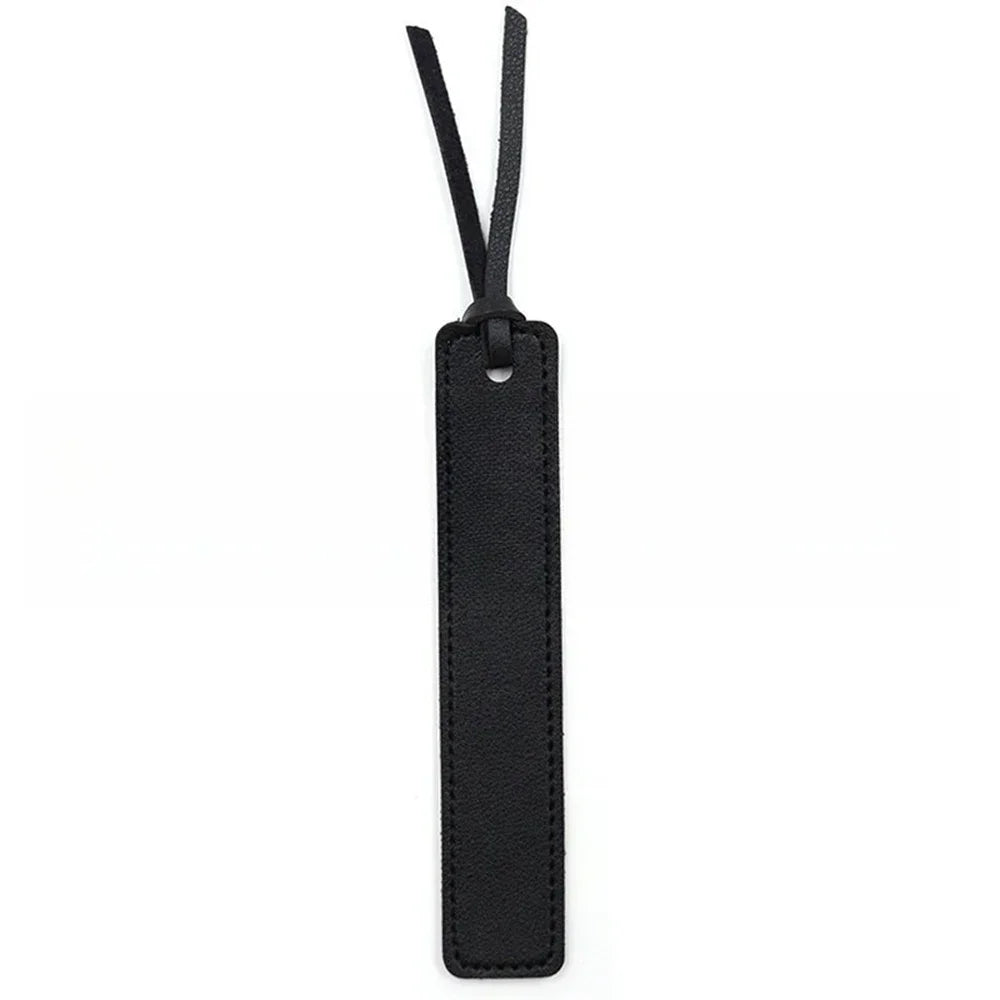 Fashion Solid Color Leather Book Mark Tag Read Marks Reader Pager Bookmark Holder Office Stationery Supply Teacher Gift
