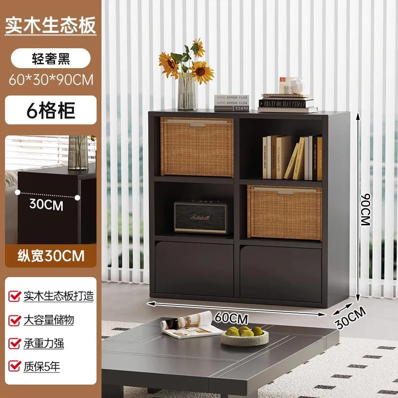 BookShelf Decor Living Room Cabinets Dressers Display House Desk Boocase Entryways Wood Storage Luxury Cabinet Trendy Furniture
