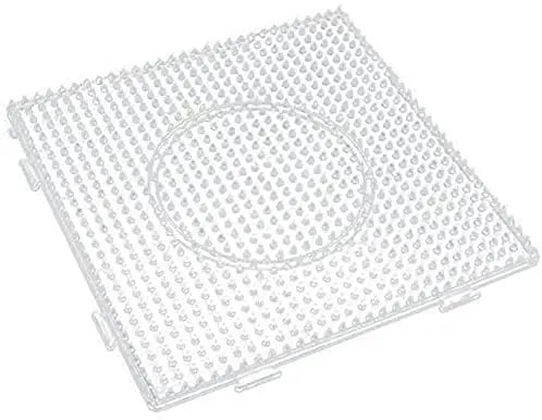 4PCS 5mm Fuse Beads Boards, Large Clear Pegboards Kits, with Gift Roning Paper, Perler Hama Beads Template Tool Diy Toy