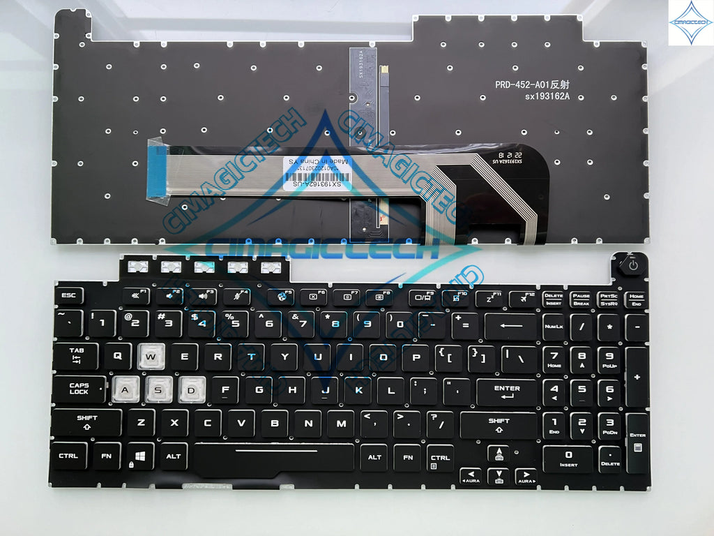 New US UA Arabic Ukrainian Russian For ASUS TUF Gaming F15 FX506 FA506 FX506H FX506LI FX506LH F17 FX706 FA706 FX706LI Keyboard