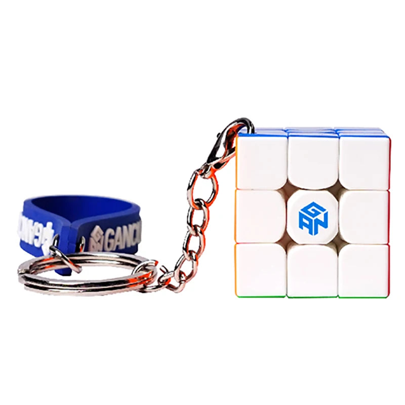 GAN 330 Mini 3x3 Keychain Cube 3x3x3 Gan330 Mini Speedcube Stickerless 3x3 Speed Cube Professional Magic Cube Puzzle Toys