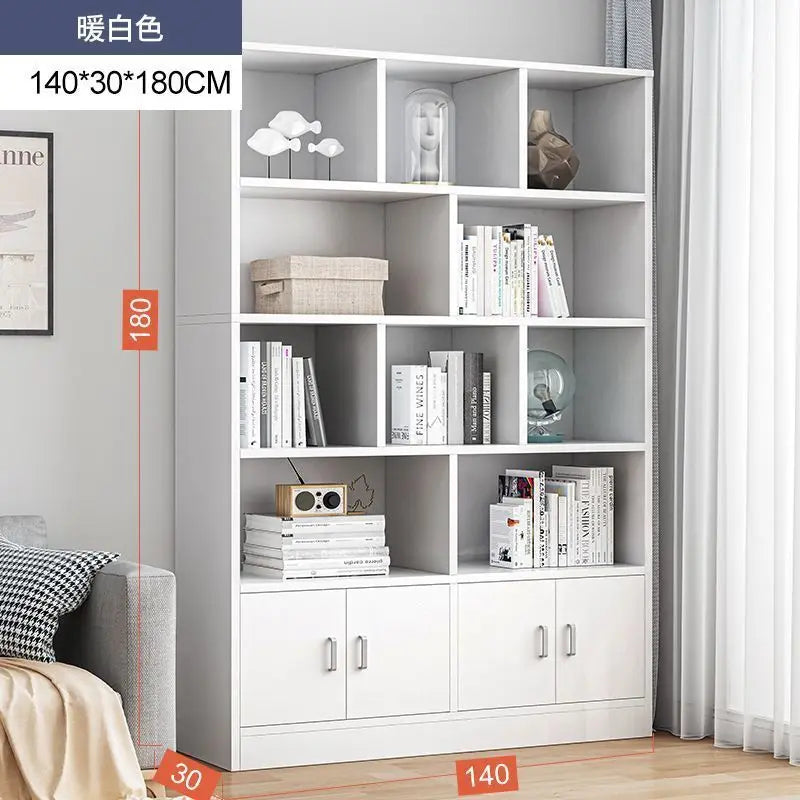 Luxury Library Office Book Storage Furniture Wooden Bookcase Bookshelf Office Furniture