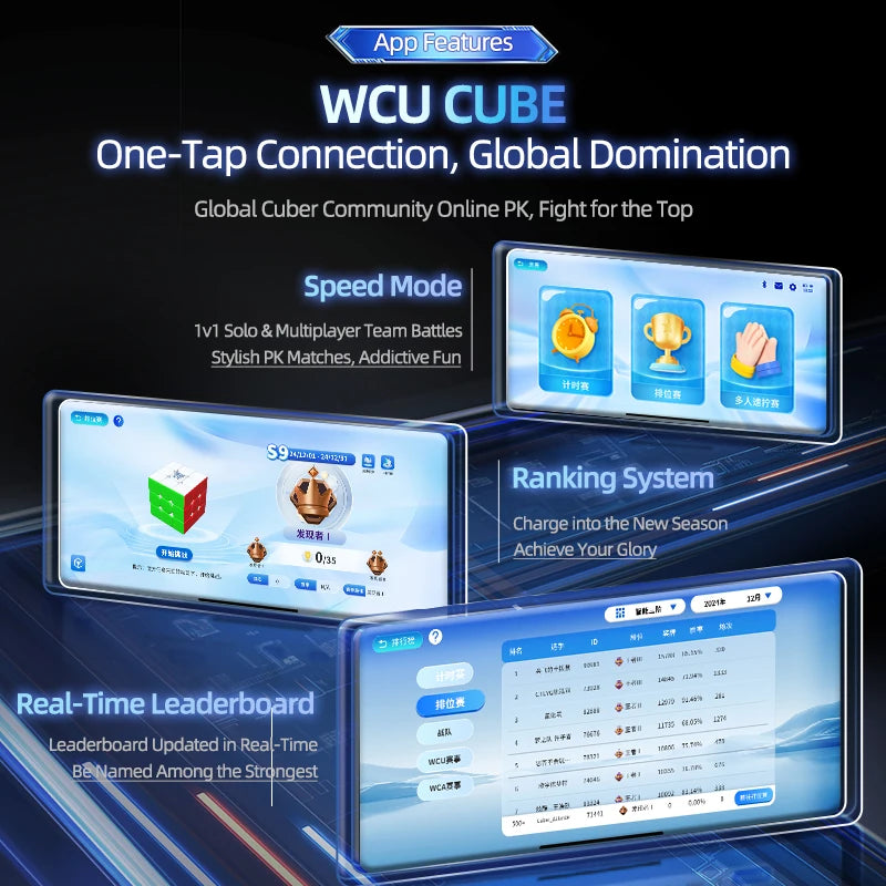 [JudyCube] MOYU Super Weilong V2 AI Maglev UV 3X3 Magnetic Magic Speed Cube Super Weilong V2 20M UV Magico Puzzle