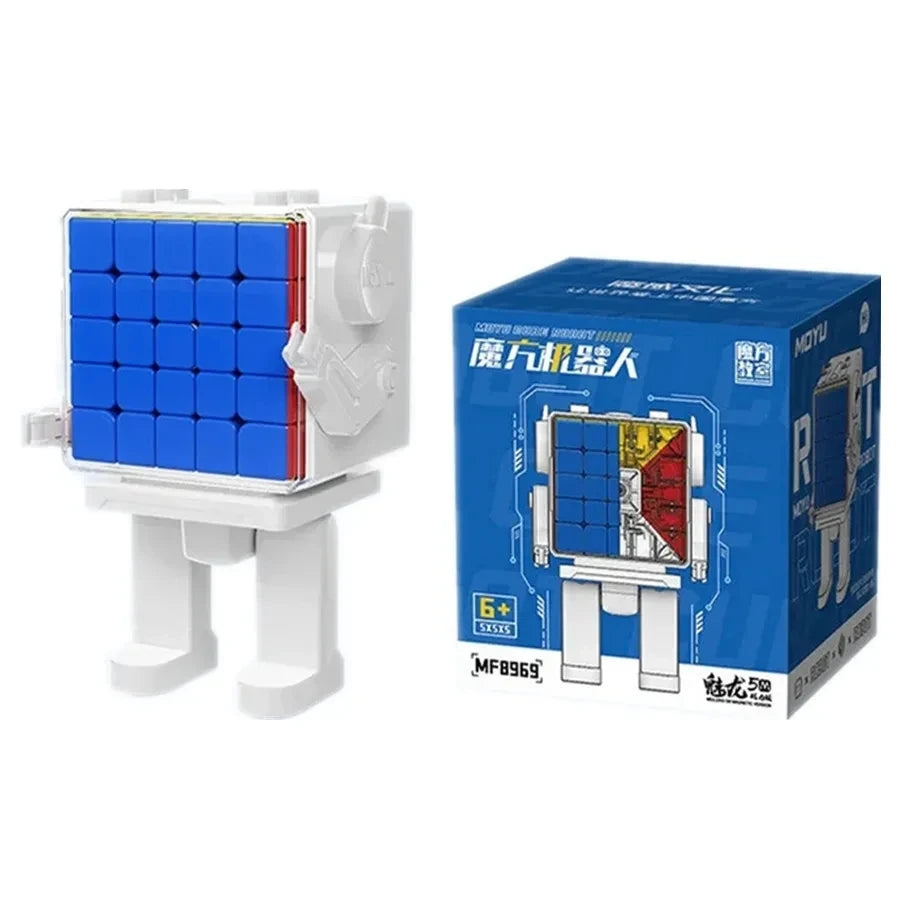 Moyu Cube Classroom Cube Robot 2x2 3x3 4x4 5x5 Magic Cube Magnetic  Beginner DIY Cubes  Professional Puzzle Toys Children Gift