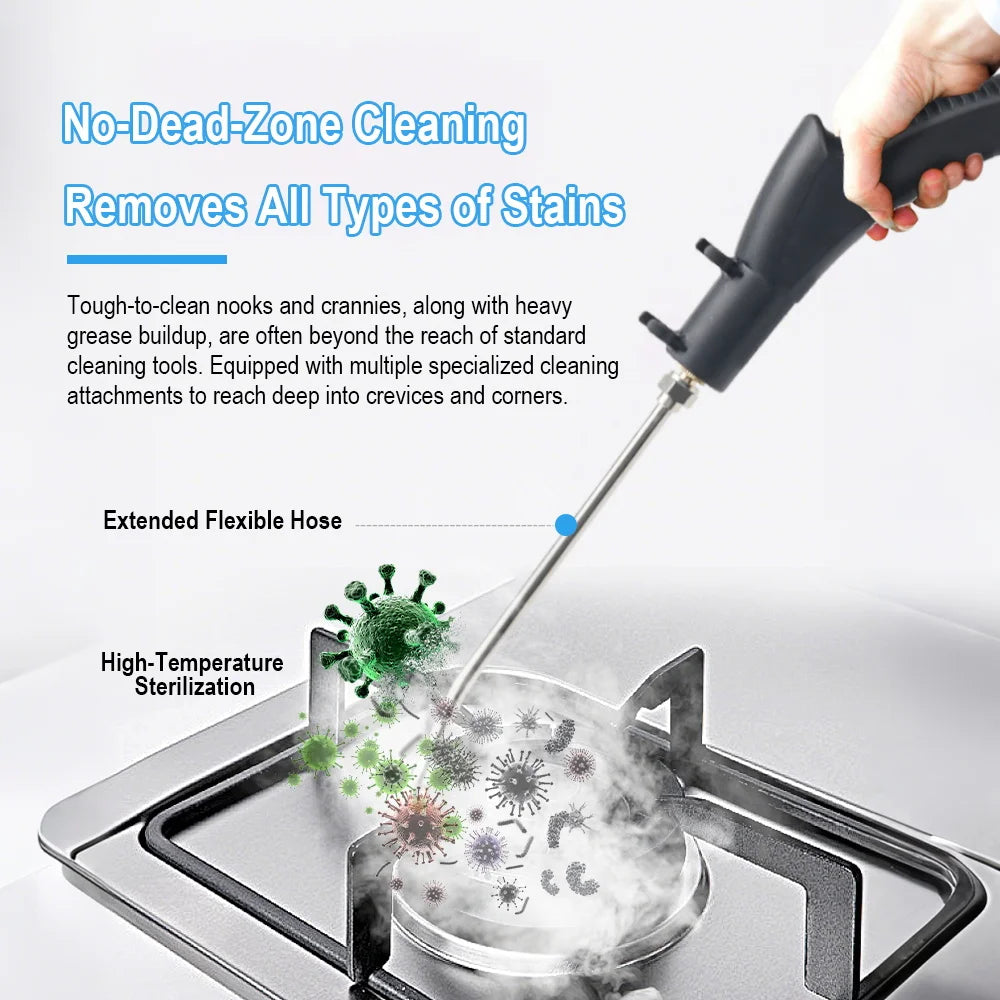 Portable Handheld High Pressure Steam Cleaner Household Multifunctional Steam Cleaning Machine Kitchen Hood Air Conditioner Car