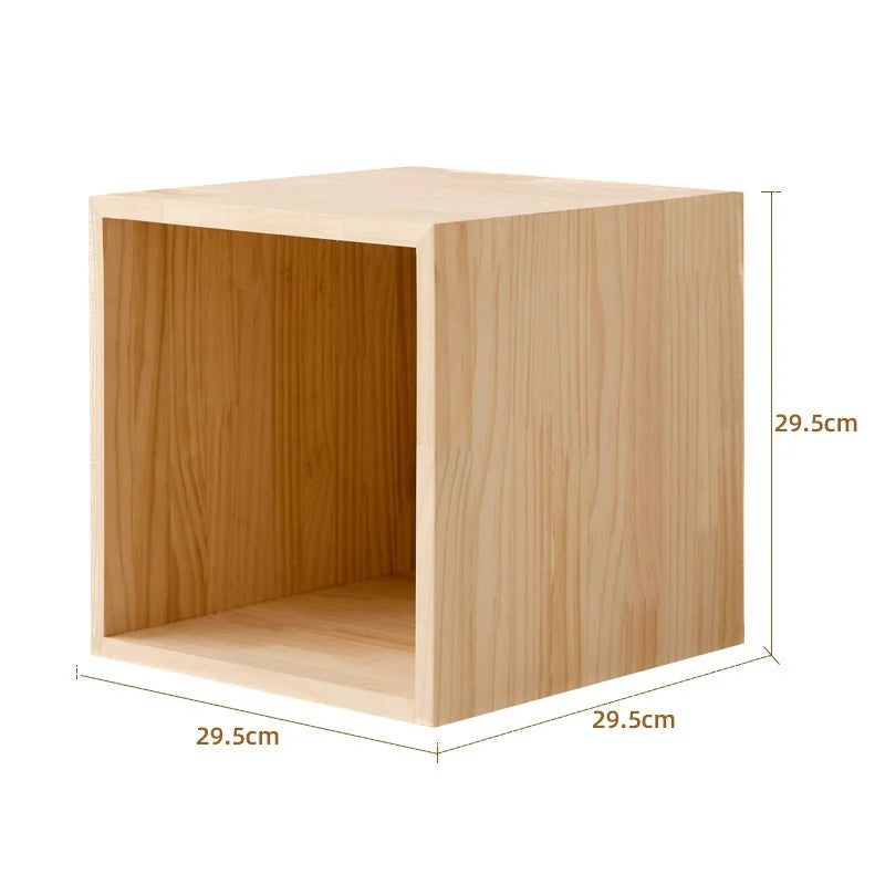 Bookshelf Storage Cabinet Simple Home Mini Bookcase Wood Color Bookshelf Organization Storage Cabinet Shelf Space Box New Sales