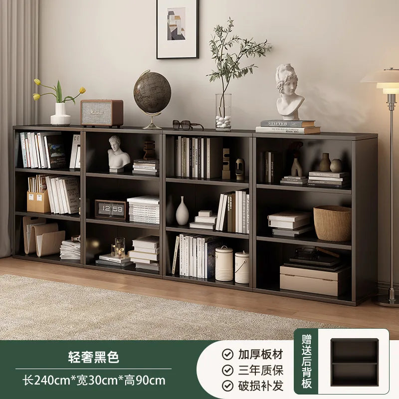 Kalek lattice cabinet free combination bookshelf floor shelf household living room wall low cabinet bookcase eight cabinets