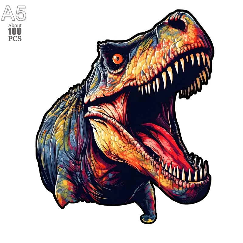 100-300PCS Dragon Puzzle Family Games Toys Birthday Gifts Wooden Puzzles Unique Wooden Animal Jigsaw Puzzles for Adults Kids