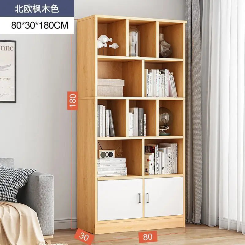 Luxury Library Office Book Storage Furniture Wooden Bookcase Bookshelf Office Furniture