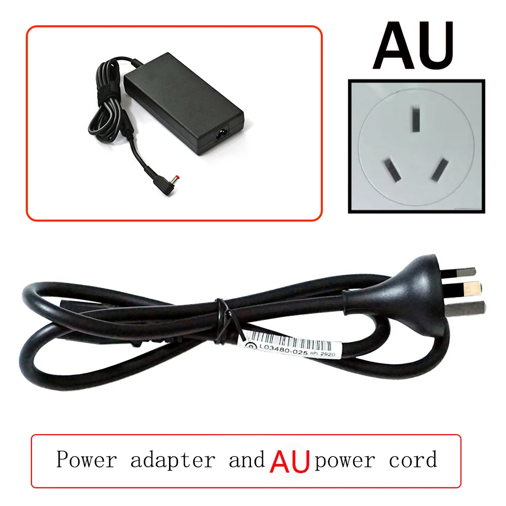 19.5V 9.23A 180W AC Power Adapter Charger For Acer Predator Helios 300 G3-571-73H3 G3-572-763V Gaming Laptop PC ADP-180MB K