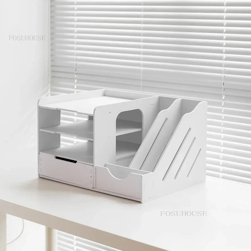 Office Filing Cabinet Storage Box Information Rack Office Furniture Large-capacity Desktop Storage File Rack Multi-layer Cabinet
