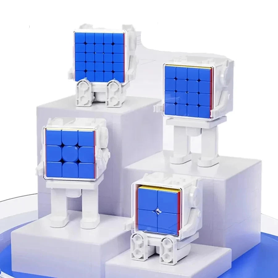 Moyu Cube Classroom Cube Robot 2x2 3x3 4x4 5x5 Magic Cube Magnetic  Beginner DIY Cubes  Professional Puzzle Toys Children Gift