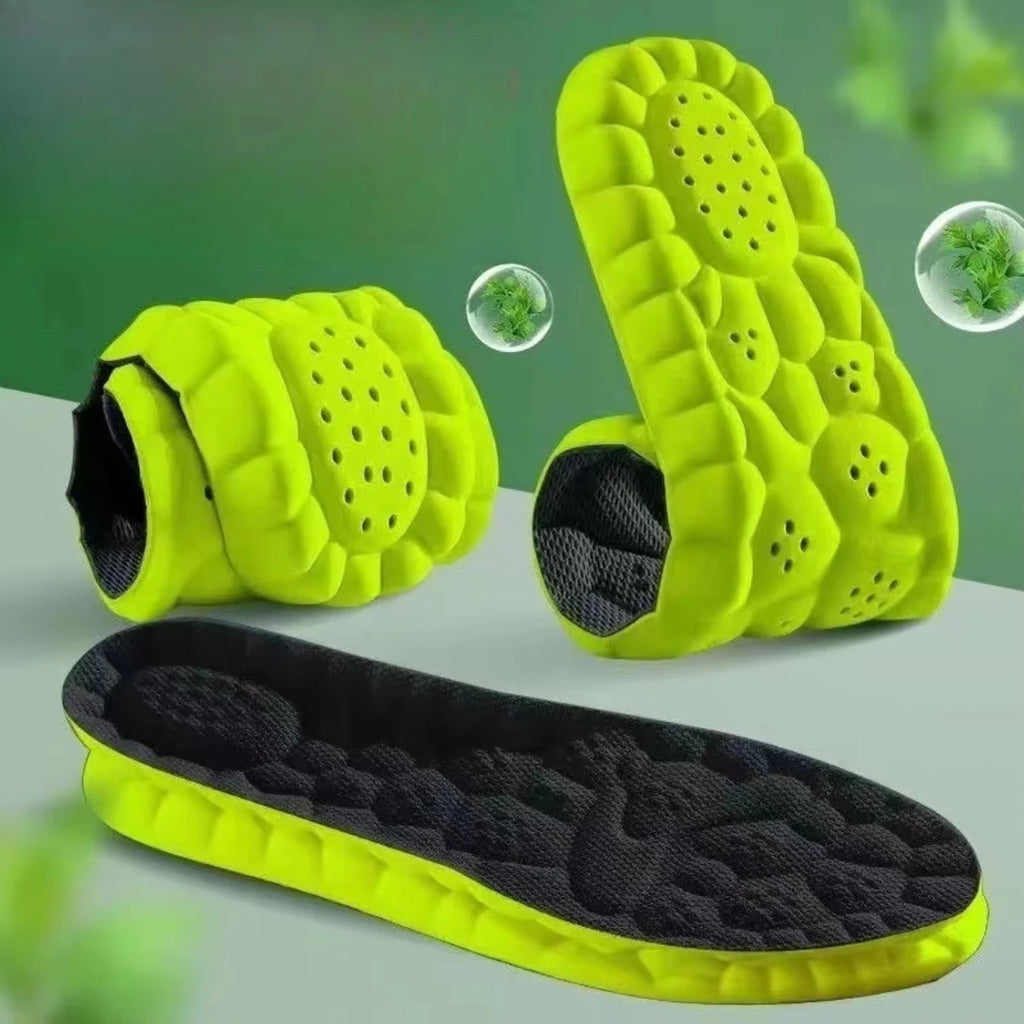 2026 4D Sport Insole Super Soft Shoes Sole Pads for Feet Shock Absorption Baskets Shoe Sole Arch Support Orthopedic Inserts