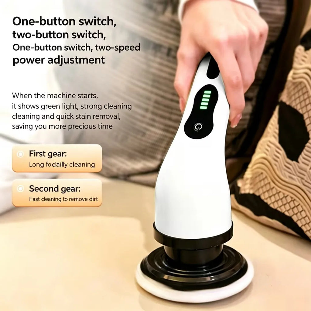 Cordless Spin Scrubber Electric Multipurpose Cleaning Brush for Kitchen Bathroom Toilet - Household Hair Brushes And Mops