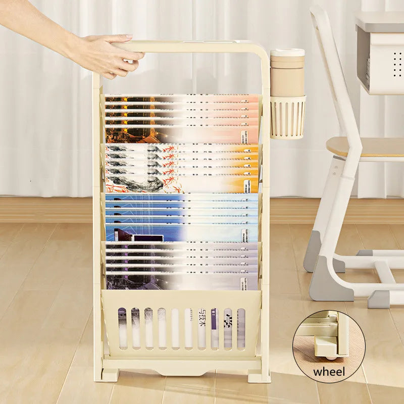 Multilayer Simplicity Removable Office File Rack Magazine Books Stationery Storage Rack Household Dormitory Small Bookshelf