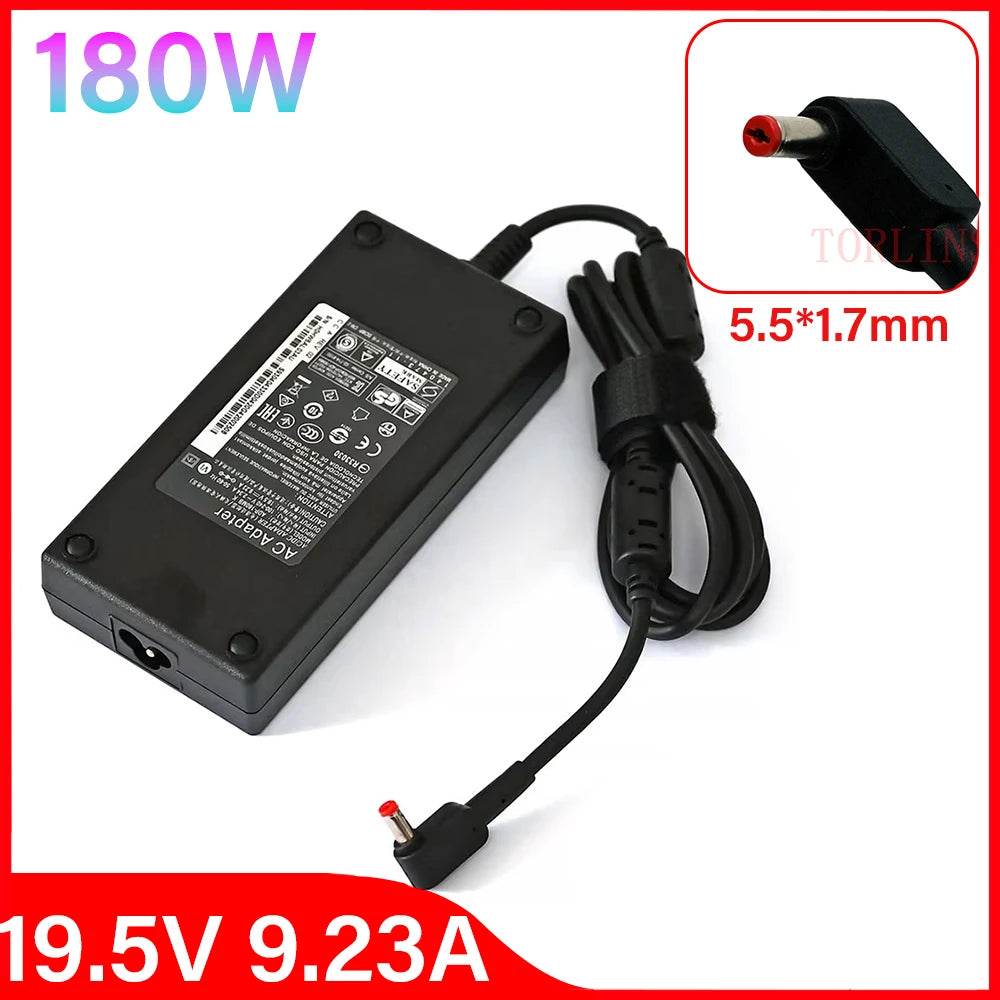 19.5V 9.23A 180W AC Power Adapter Charger For Acer Predator Helios 300 G3-571-73H3 G3-572-763V Gaming Laptop PC ADP-180MB K