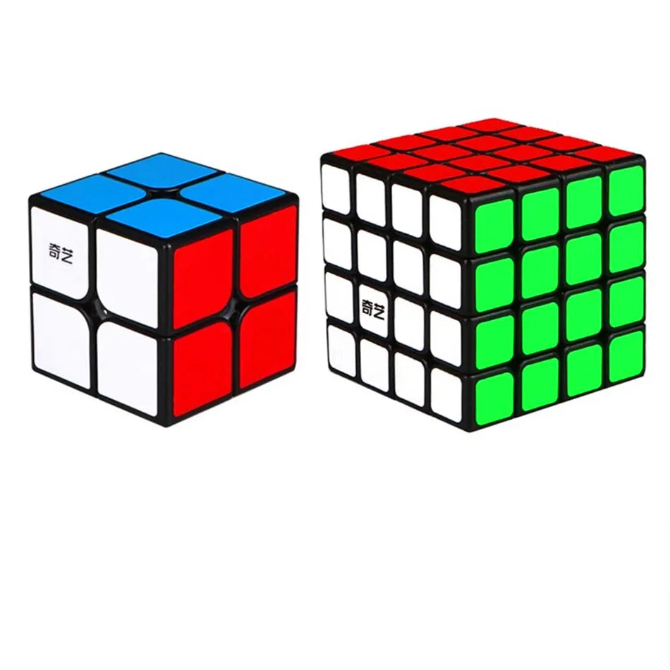 Qiyi 2x2 3x3 4x4 5x5 Alien Magic Cube Maple Leaf Slanting Pyramid Professional Cubo Magico Puzzle Toy For Children Kids Gift Toy