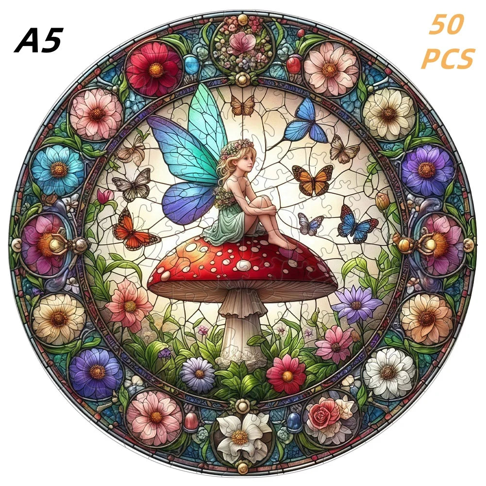Seashell Wooden Puzzle for Adults Game Whimsy Coastal Ocean Decor Wood Jigsaw Art  Puzzle Board Educational Christmas Gifts Toys