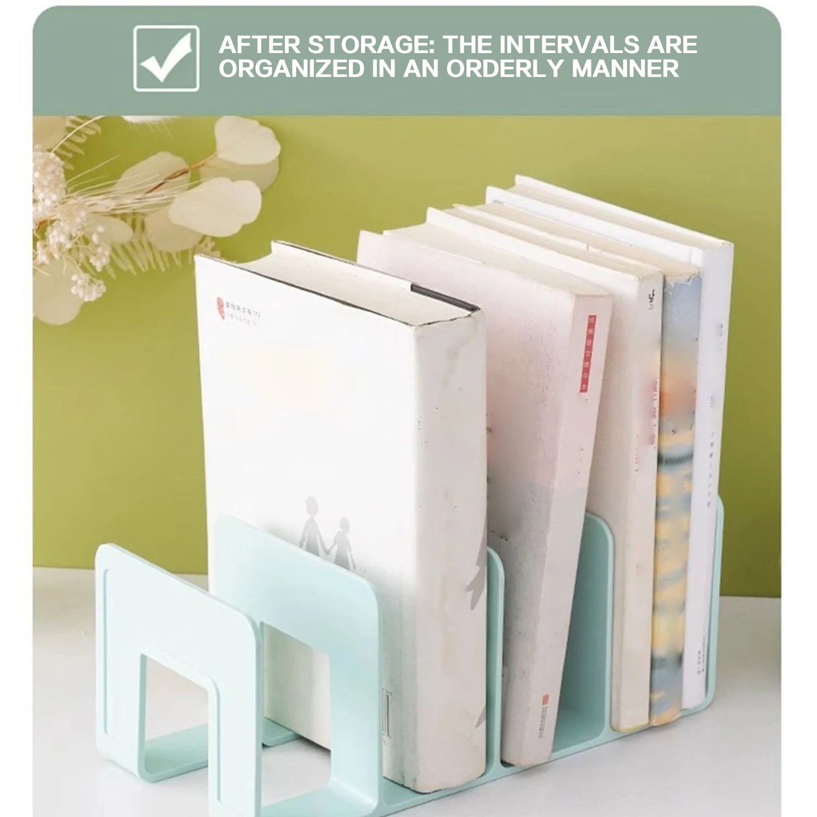 Multi-function Desktop Storage Rack Macaron Color Plastic Folder Bookshelf School Office Book Notebook Holder Organizer Supplies
