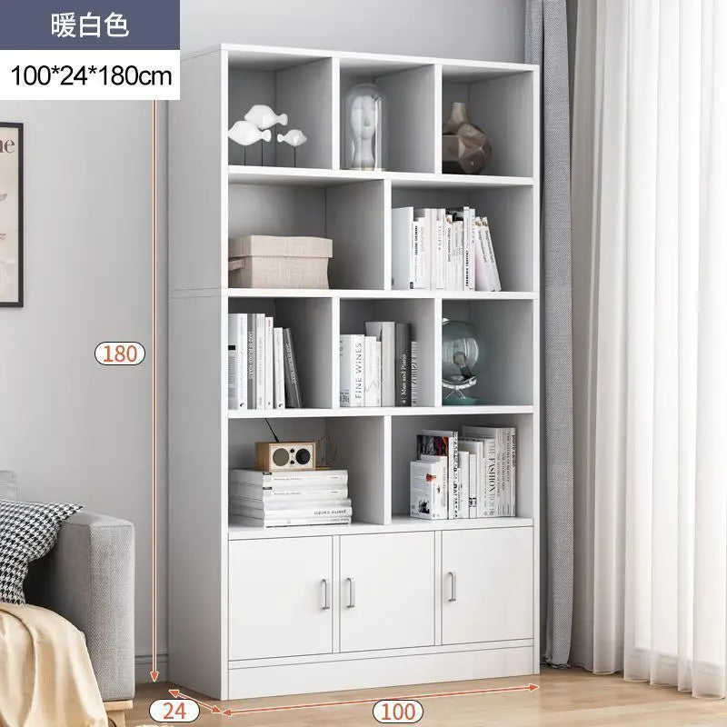 Luxury Library Office Book Storage Furniture Wooden Bookcase Bookshelf Office Furniture