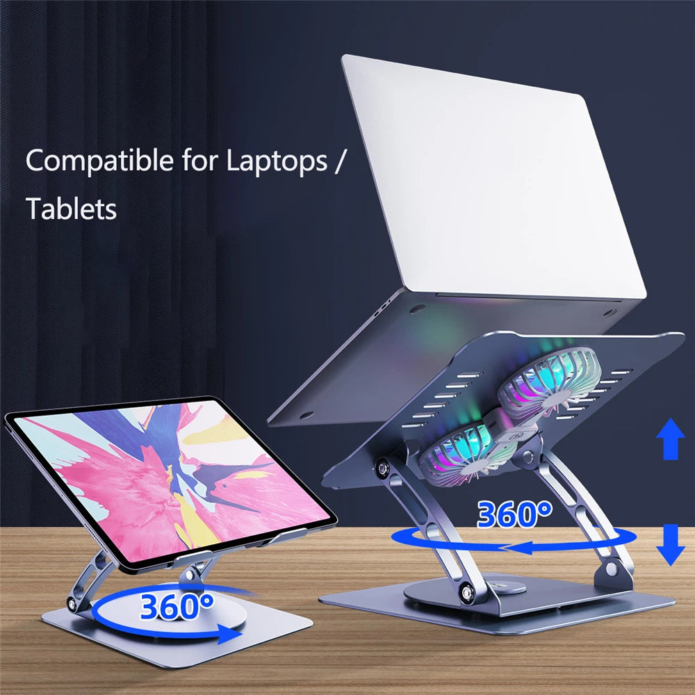 Laptop Stand for MacBook Air 15 M3 A3114 2024 Aluminum alloy lifting Bracket for iPad Pro 13 Radiator for 13-16 inch Laptop