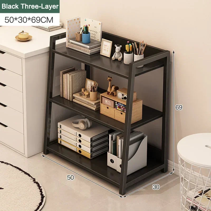 A Trapezoidal Storage Bookshelf Decor Living Room Cabinets Layer Open Bookcases Kitchen Organizer Storage Bedroom Display Racks